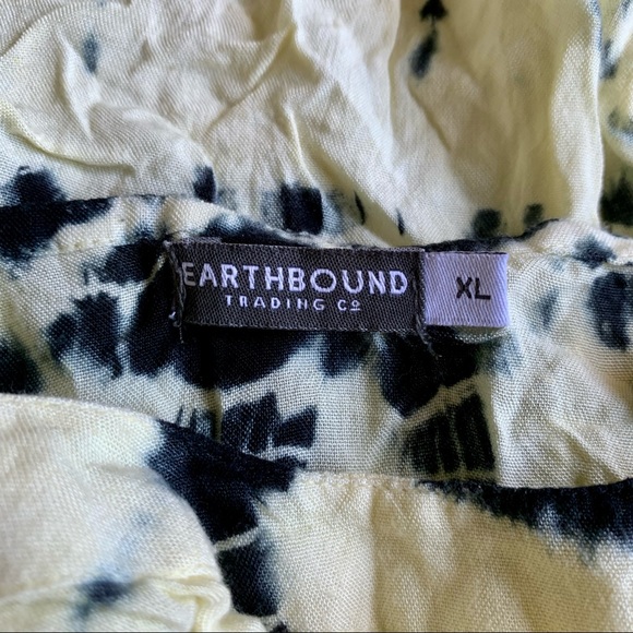 Earthbound trading co. Tie dye coin top - Picture 5 of 7